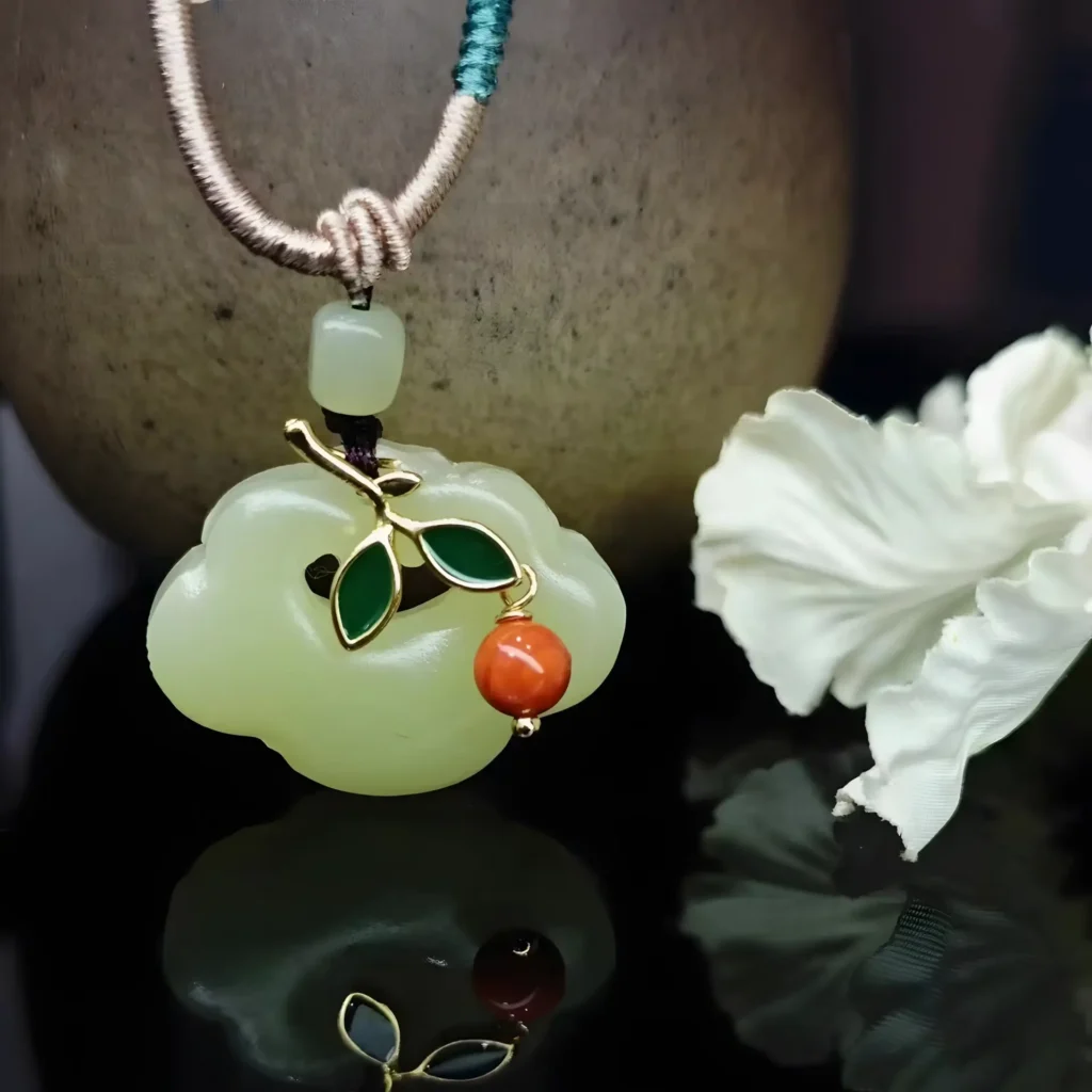 jade ruyi pendant necklace