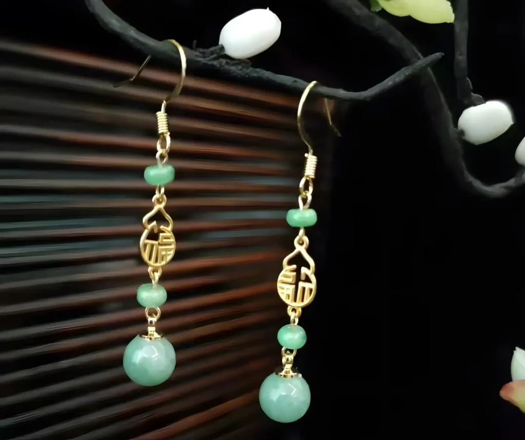 jade fu earrings