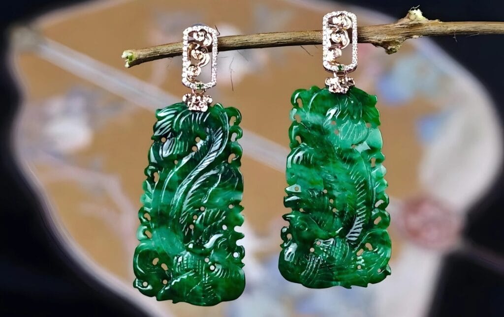 dragon and phenix earrings