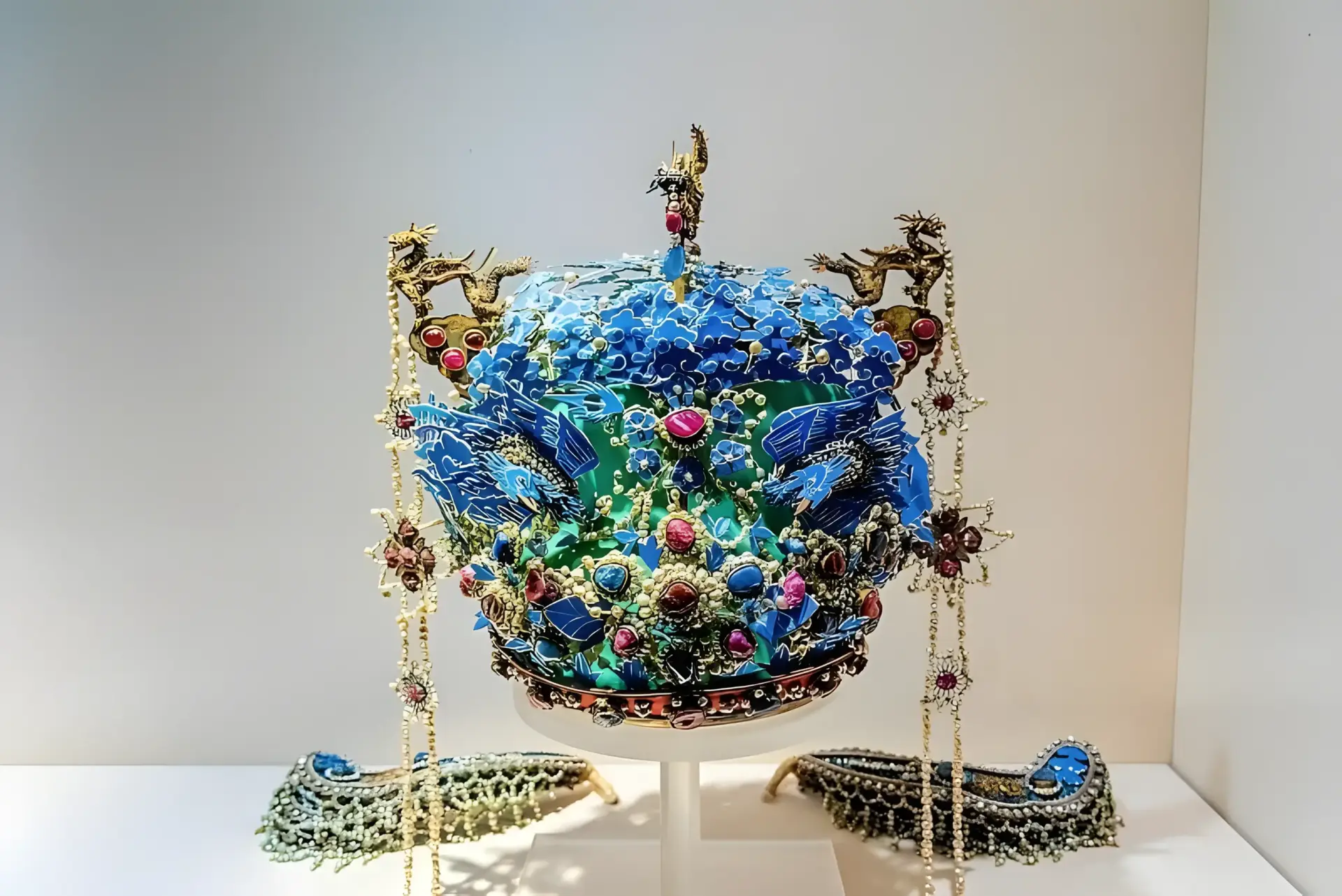 crown by Chinese empree in chinese jewelry history